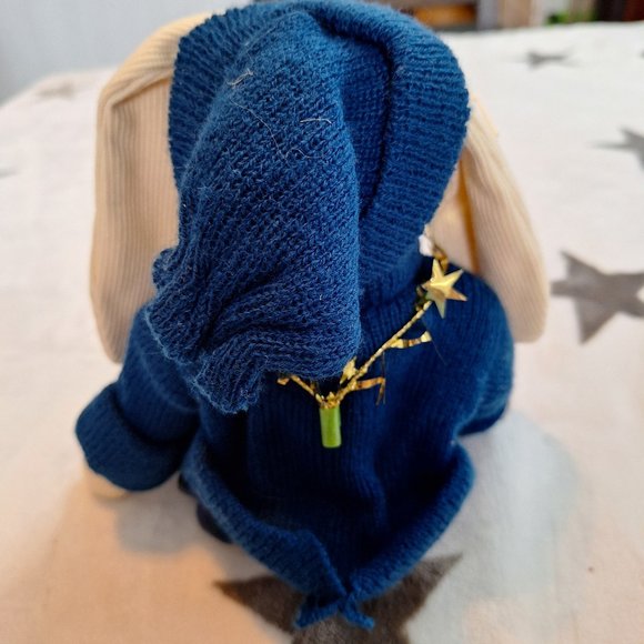 Unique Expressions Originals Bunny Rabbit Soft Doll‎ Wearing Ice Skates - Picture 5 of 7